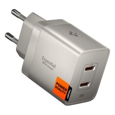 Spigen Essential EE472EU-GAN 2-Port 47W Wall Charger - Titanium