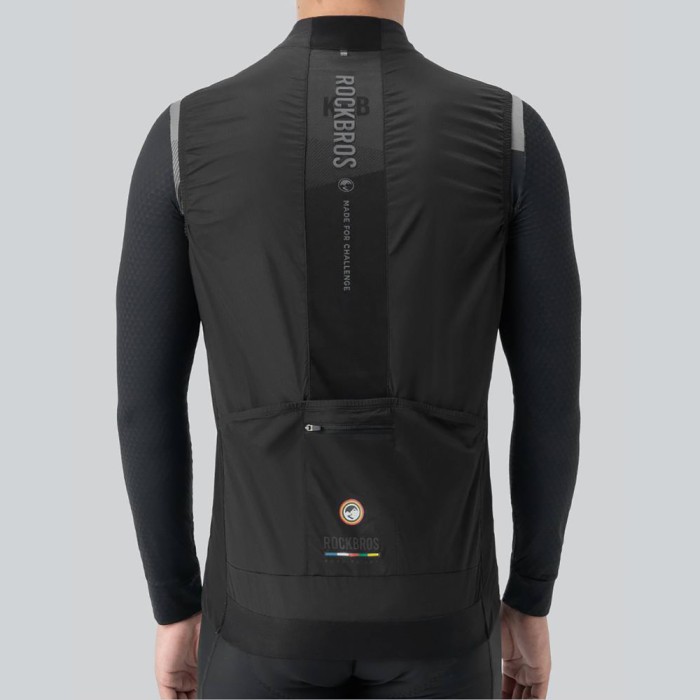Rockbros TLMJ003-01 ROAD TO SKY men&amp;#39;s lightweight breathable cycling vest L - black