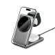 QI15W-A42 3in1 Inductive Charger with MagSafe for Apple Devices - Gray