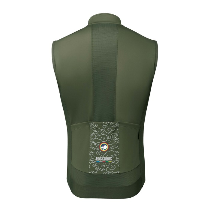 Rockbros TLMJ002 ROAD TO SKY insulated windproof vest S - green