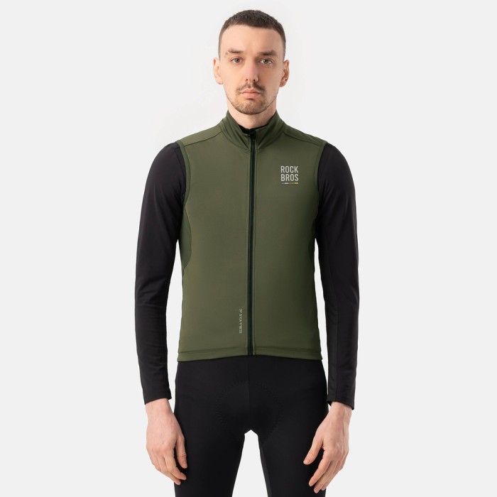 Rockbros TLMJ002 ROAD TO SKY insulated windproof vest M - green
