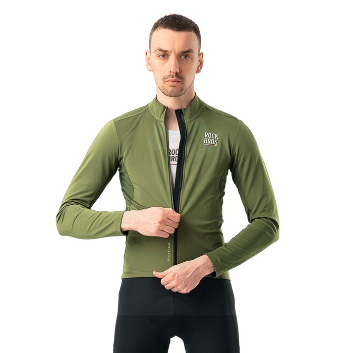 Rockbrs TLWT001 ROAD TO SKY cycling sweatshirt, windproof, insulated, S - green