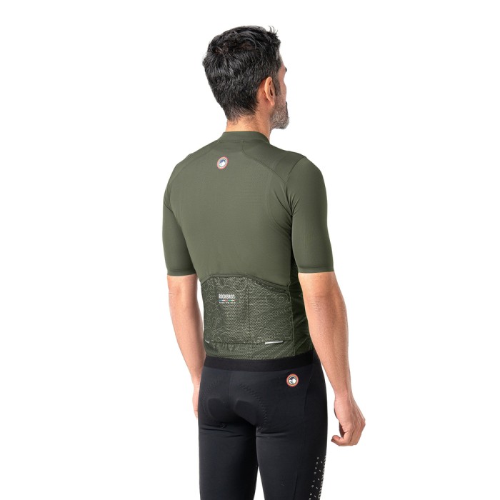 Rockbros 15220004003 ROAD TO SKY men&amp;#39;s cycling jersey short sleeve M - green
