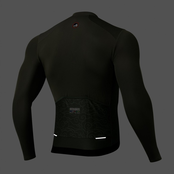 Rockbros 15220003002 ROAD TO SKY men&amp;#39;s long sleeve cycling jersey S - green