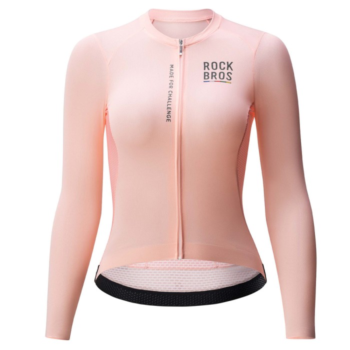 Rockbros 15110012010 ROAD TO SKY women&amp;#39;s cycling jersey long sleeve S - pink