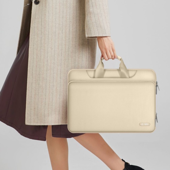 15-16 Tech-Protect Pocket Laptop Bag - Beige