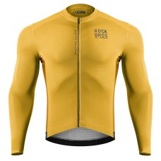 Rockbros 15120015025 ROAD TO SKY men&amp;#39;s long sleeve cycling jersey L - yellow