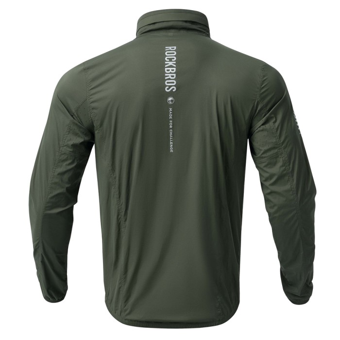 Rockbros TLWT002 ROAD TO SKY M Bicycle Windbreaker - Green