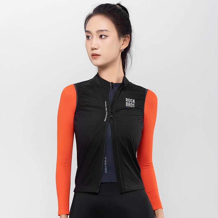 Rockbros TLMJ003 ROAD TO SKY Women&amp;#39;s Lightweight Breathable Cycling Vest S - Black