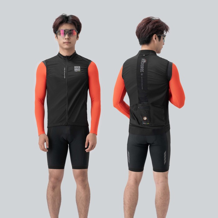 Rockbros TLMJ003-01 ROAD TO SKY men&amp;#39;s lightweight breathable cycling vest M - black