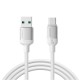 Joyroom S-A62 Lively Series 3A USB-A - USB-C cable 1.2 m - white
