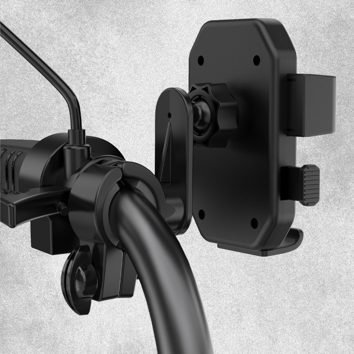 Dudao F7 holder for bike, motorcycle, scooter - black