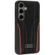 Audi Genuine Leather MagSafe S24 S921 black-red hardcase AU-TPUPCS24-R8/D3-RD