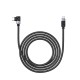C2C PD100W Laptop Fast Charging Cable (Right Angle) black 1m