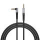 Orico AXW Mini Jack 3.5mm Male to Male Angled Audio Cable 2m - Black