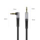 Orico AXW Mini Jack 3.5mm Male to Male Angled Audio Cable 5m - Black