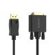 Orico XD-DTD DisplayPort to DVI 4K Cable 3m - Black