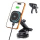 Tech-Protect V20 MagSafe Car Holder for Windshield/Air Vent/Dashboard 25W QI2.2 - Black