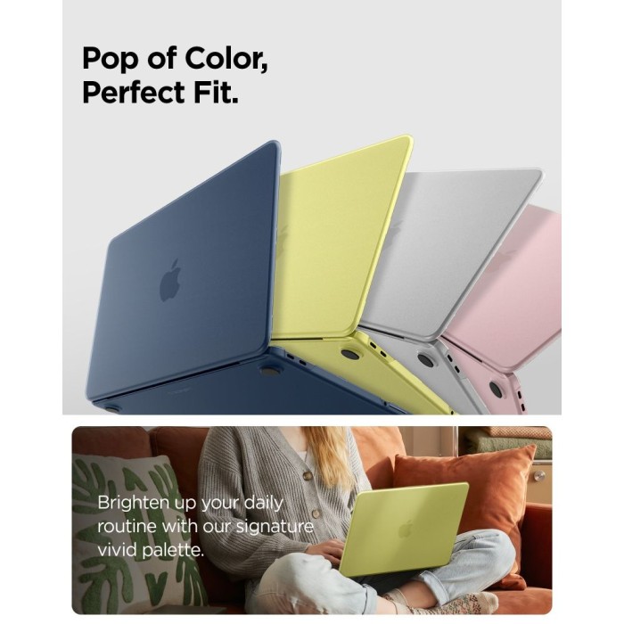 Spigen AirSkin Case for MacBook Neo 13" 2026 - Matte Yellow