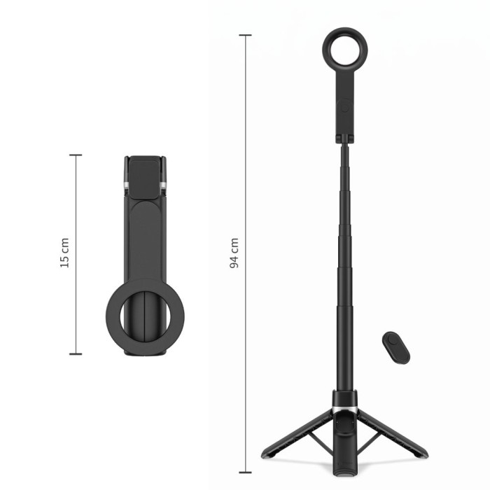 Tech-Protect L11S MagSafe selfie stick - black