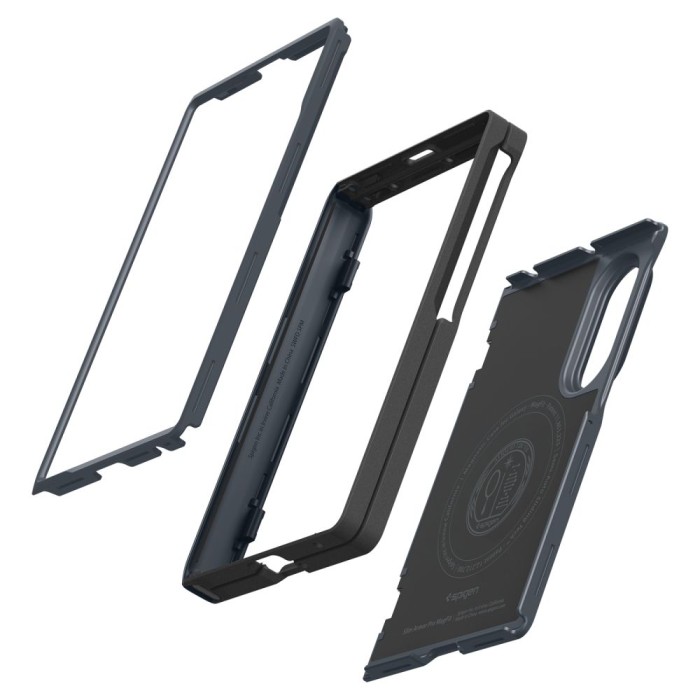Spigen Slim Armor Pro Magsafe Case for Samsung Galaxy Z Fold 8 - Dark Gray