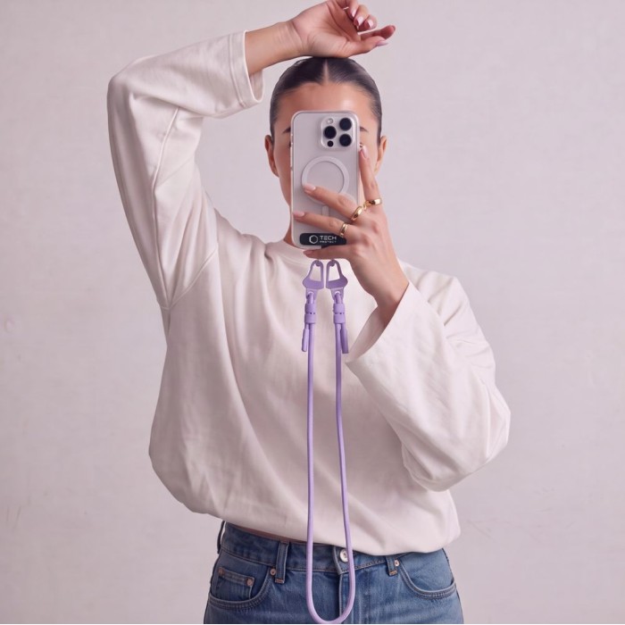 Tech-Protect C5SD Rope CrossBody Phone Lanyard - Lavender