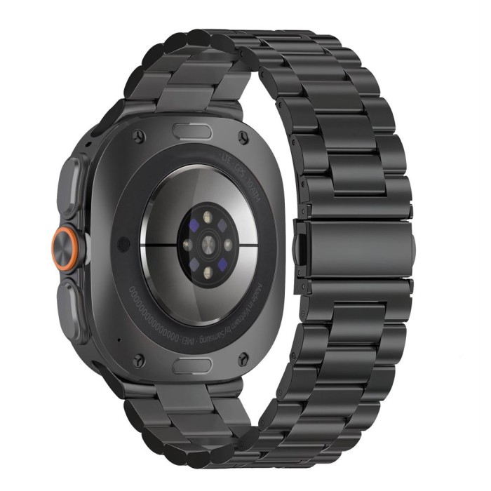 Tech-Protect Stainless Steel Bracelet for Samsung Galaxy Watch Ultra 47mm - Black