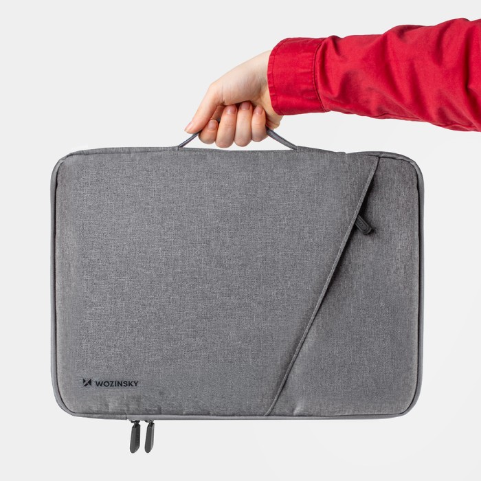 Wozinsky WTNP-15G 15.6" Laptop Bag with Retractable Handle - Gray