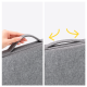 Wozinsky WTNP-15G 15.6" Laptop Bag with Retractable Handle - Gray