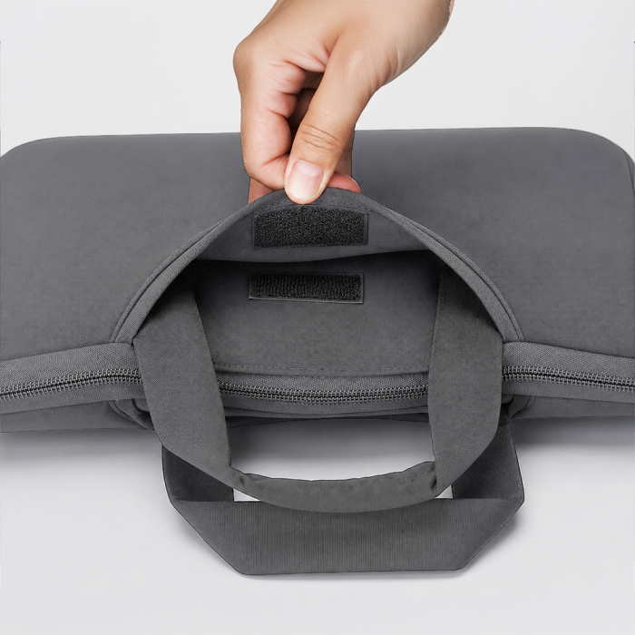 Wozinsky WNT-13G 13-14" Laptop Bag with Retractable Neoprene Handle - Gray