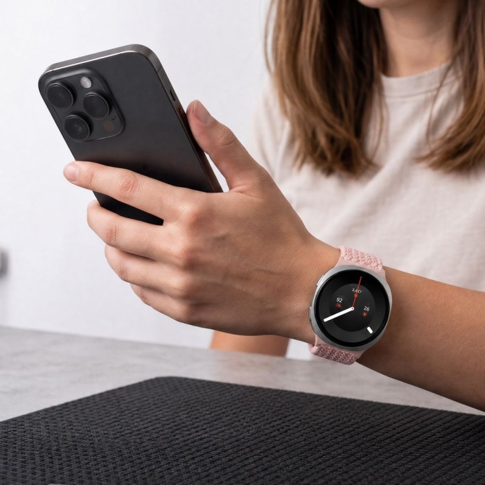 Tech-Protect NylonMag Strap for Samsung Galaxy Watch 40/44/46mm - Pink