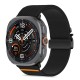 Tech-Protect Nylon Clasp for Samsung Galaxy Watch Ultra 47mm - Black