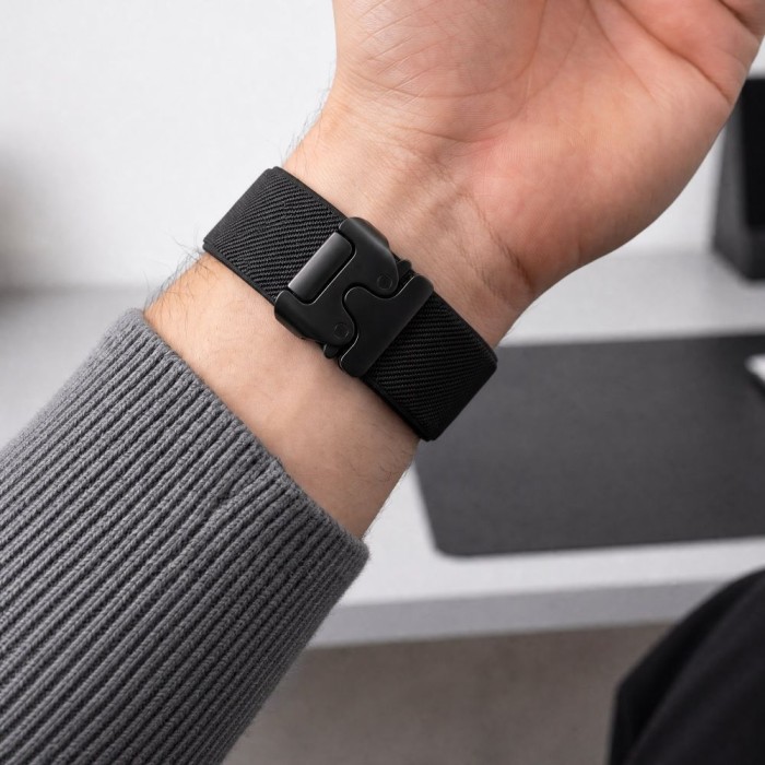 Tech-Protect Nylon Clasp for Samsung Galaxy Watch Ultra 47mm - Black