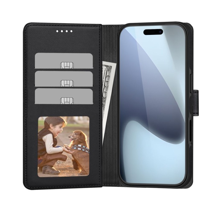 Tech-Protect Wallet MagSafe Case for iPhone 17 Pro Max - Matte Black