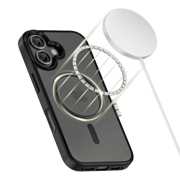 Tech-Protect MagMat XT 4-set MagSafe case for iPhone 17 - matte black
