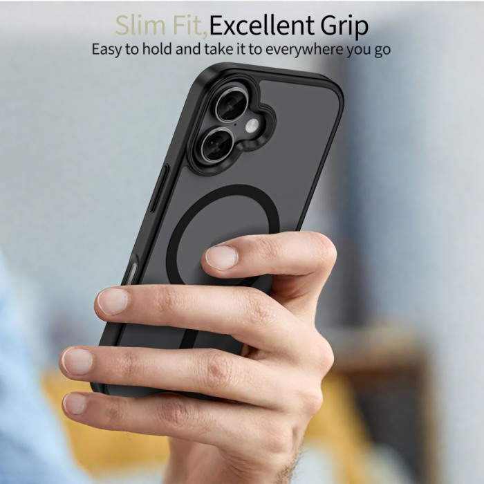Tech-Protect MagMat XT 4-set MagSafe case for iPhone 17 - matte black