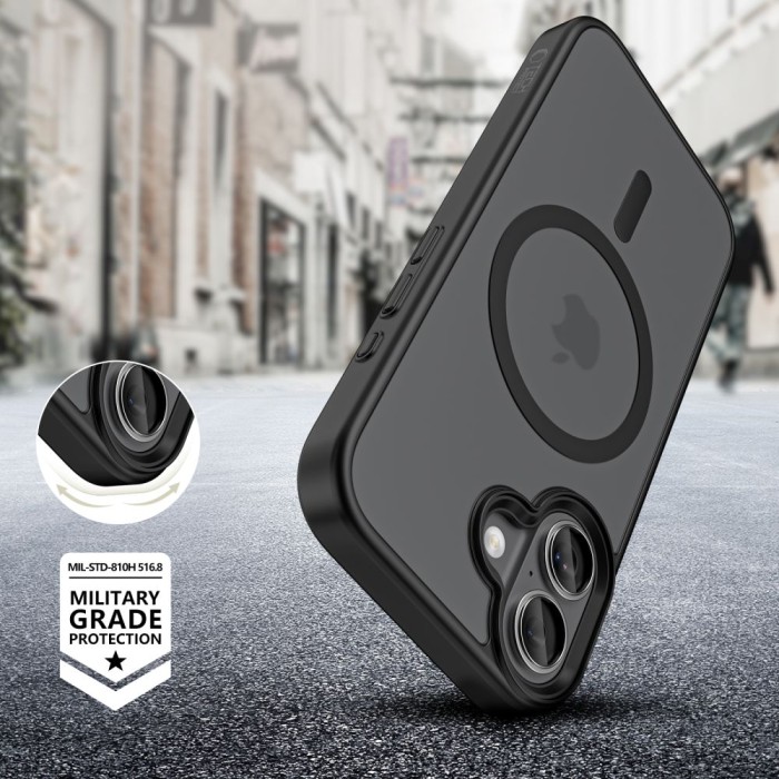 Tech-Protect MagMat XT 4-set MagSafe case for iPhone 17 - matte black