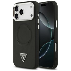 Guess Triangle Logo MagSafe Case for iPhone 17 Pro Max - Black
