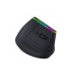 Wozinsky WMG-1164 Wireless Vertical Ergonomic Gaming Mouse 3600 DPI with RGB Backlight - Black