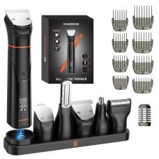 MAXGROOM JK-666 6-in-1 trimmer for beard, hair, body, nose and ears IPX6 - black