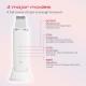 MAXGROOM M-169 ultrasonic cavitation peeling device with LED light therapy - white