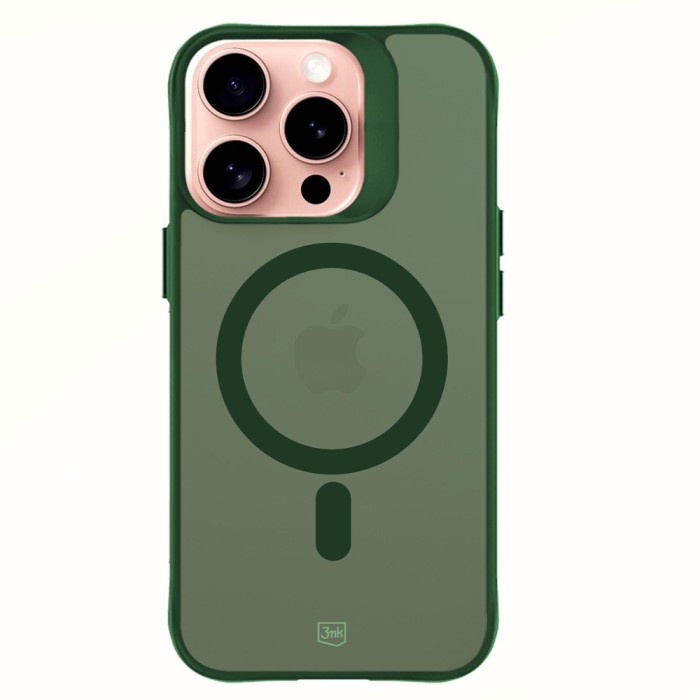 3mk Smoke MagCase for iPhone 16 Pro Max - Green-Translucent