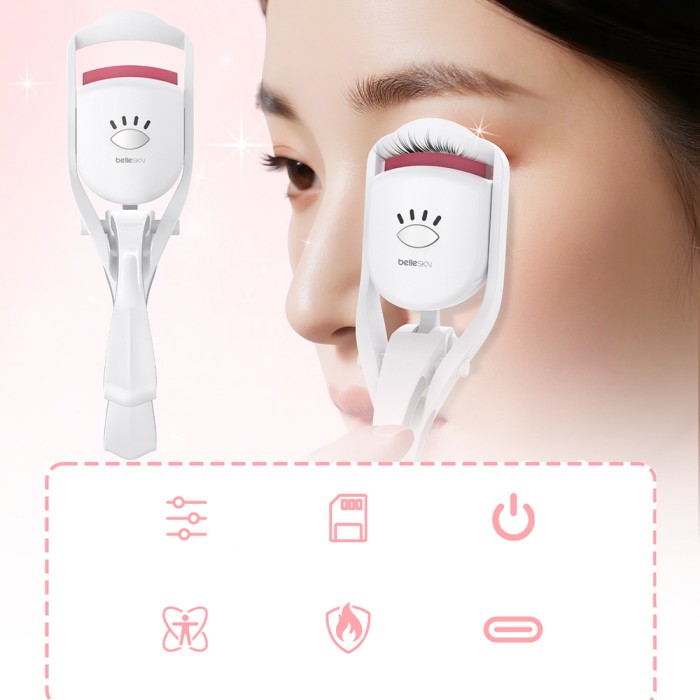 Belleskin by MAXGROOM BM2310 Heated Eyelash Curler - White
