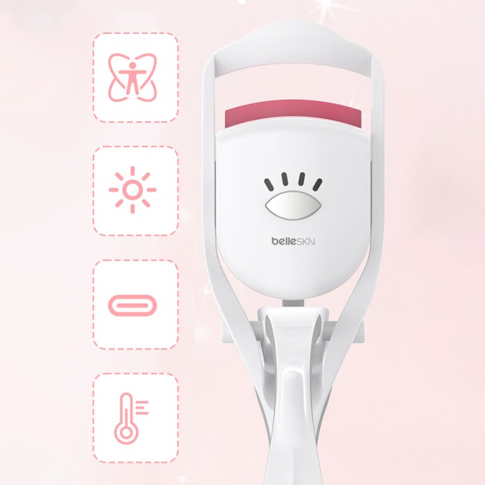 Belleskin by MAXGROOM BM2310 Heated Eyelash Curler - White