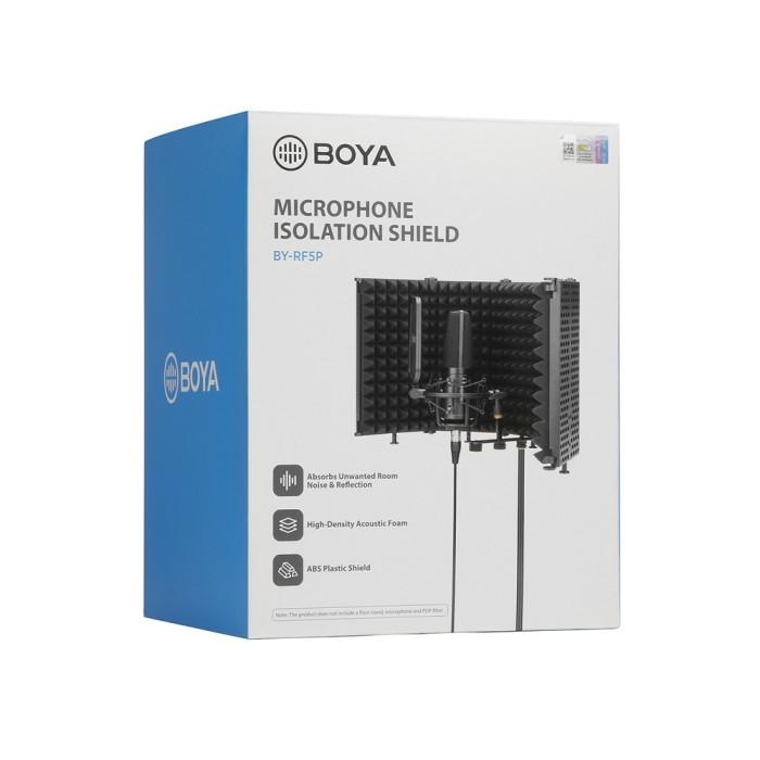 Acoustic screen for BOYA BY-RF5P microphone - black