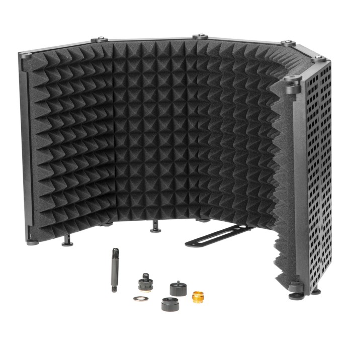 Acoustic screen for BOYA BY-RF5P microphone - black