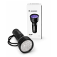 Wozinsky IP65 UV Flashlight for Track Detection 51 LEDs - Black