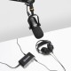 BOYA BY-DM500 Cardioid XLR Dynamic Microphone for Podcasts - Black