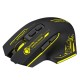 Wozinsky WMGB-1181 Wireless Optical Gaming Mouse 3200 DPI with Built-in Battery and Backlight - Black and Yellow