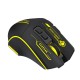 Wozinsky WMGB-1181 Wireless Optical Gaming Mouse 3200 DPI with Built-in Battery and Backlight - Black and Yellow